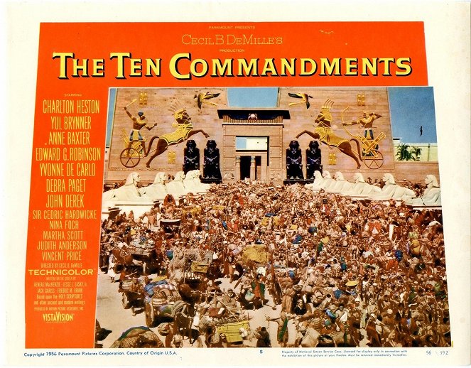 The Ten Commandments - Lobby Cards