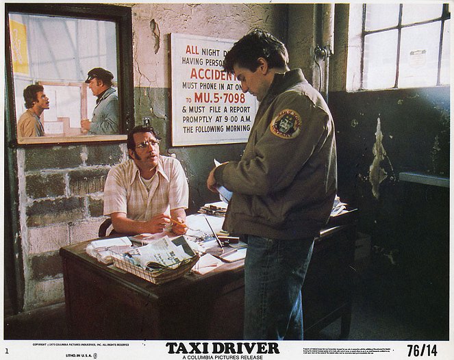 Taxi Driver - Cartes de lobby - Joe Spinell, Robert De Niro