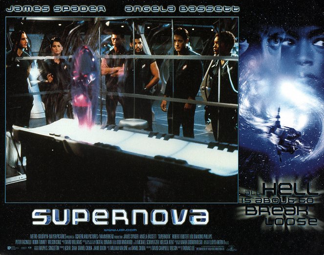 Supernova : La terreur a une nouvelle dimension - Cartes de lobby - Peter Facinelli, Robin Tunney, Lou Diamond Phillips, Wilson Cruz, James Spader, Angela Bassett