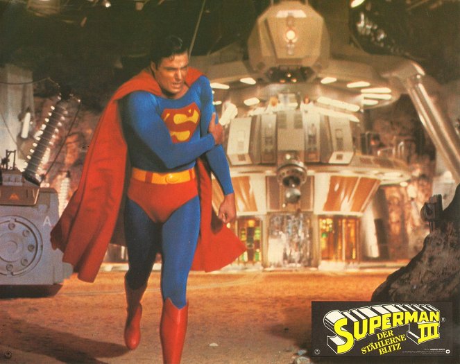 Superman III - Lobbykaarten - Christopher Reeve