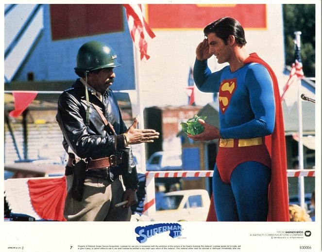 Superman III - Der stählerne Blitz - Lobbykarten - Richard Pryor, Christopher Reeve