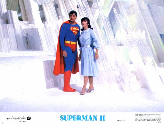 Superman II - Allein gegen alle - Lobbykarten - Christopher Reeve, Margot Kidder