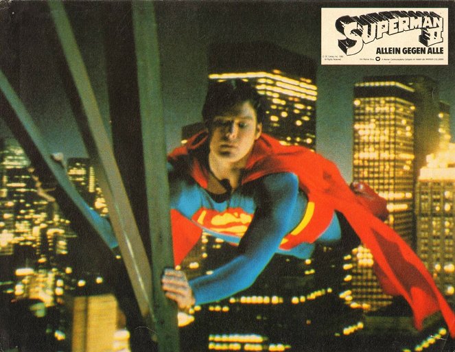 Superman II - Allein gegen alle - Lobbykarten - Christopher Reeve