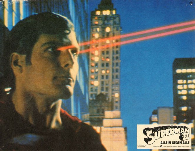 Superman II: A Aventura Continua - Cartões lobby - Christopher Reeve