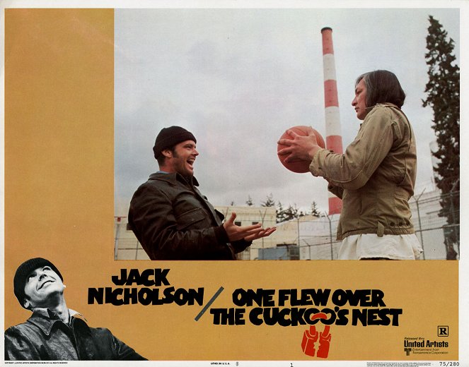 Vol au-dessus d'un nid de coucou - Cartes de lobby - Jack Nicholson, Will Sampson