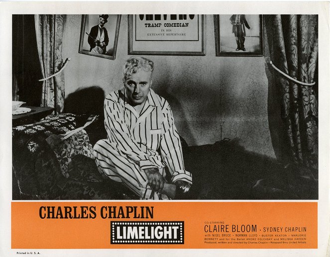 Rampenlicht - Lobbykarten - Charlie Chaplin