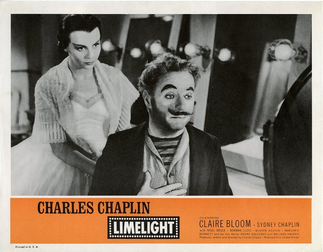 Les Feux de la rampe - Cartes de lobby - Claire Bloom, Charlie Chaplin