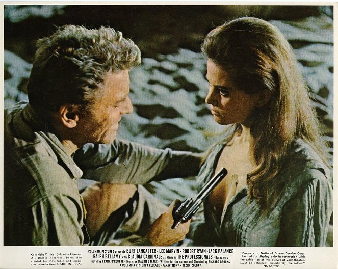 Die gefürchteten Vier - Lobbykarten - Burt Lancaster, Claudia Cardinale