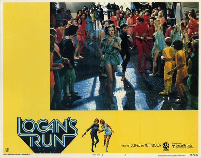 Logan's Run - Lobbykaarten - Jenny Agutter, Michael York