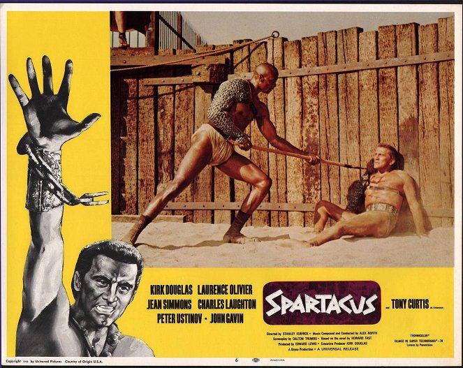 Spartacus - Lobby Cards - Woody Strode, Kirk Douglas