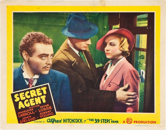 Secret Agent - Lobby Cards