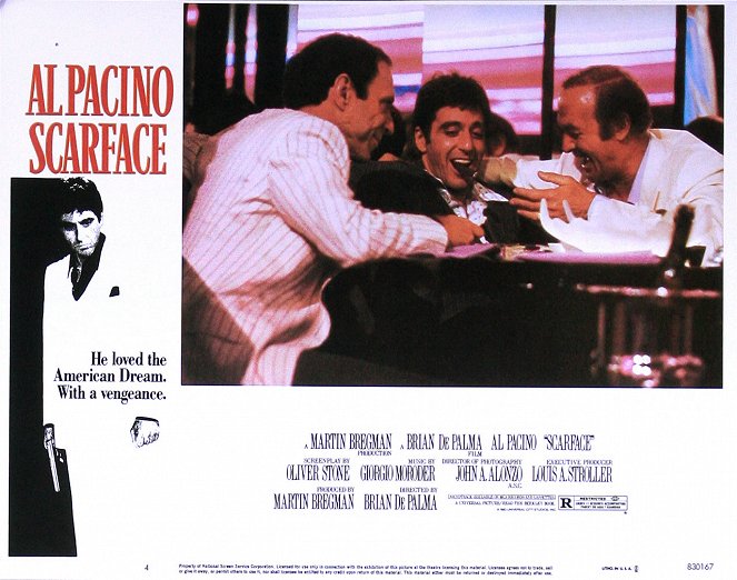 Scarface – arpinaama - Mainoskuvat - F. Murray Abraham, Al Pacino, Robert Loggia