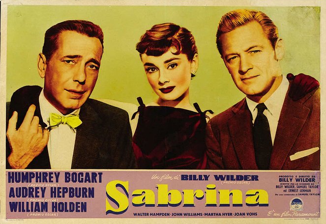 Sabrina - Lobbykarten - Humphrey Bogart, Audrey Hepburn, William Holden