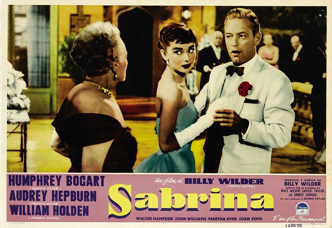 Sabrina - Lobbykaarten - Audrey Hepburn, William Holden