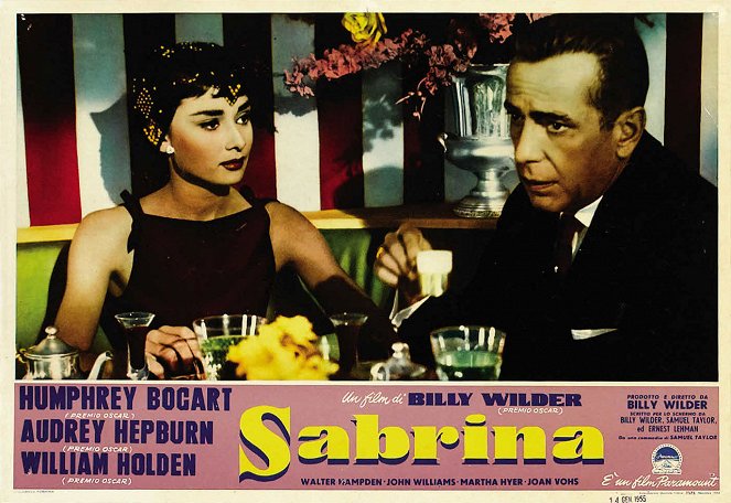 Sabrina - Lobby karty - Audrey Hepburn, Humphrey Bogart