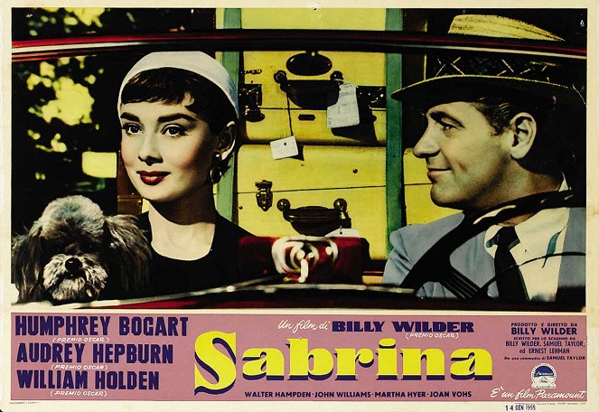 Sabrina - Lobbykarten - Audrey Hepburn, William Holden