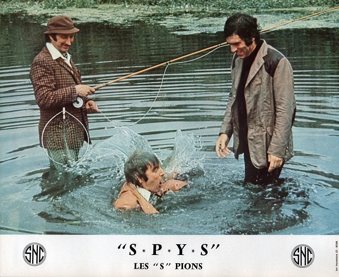 S*P*Y*S - Lobby Cards - Donald Sutherland, Elliott Gould