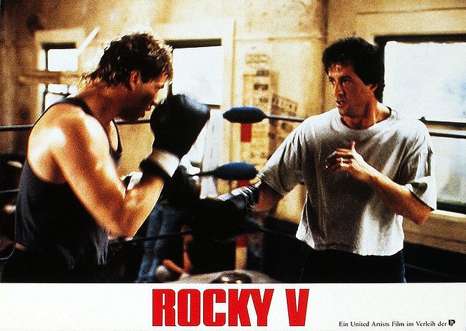 Rocky V - Lobby karty - Sylvester Stallone