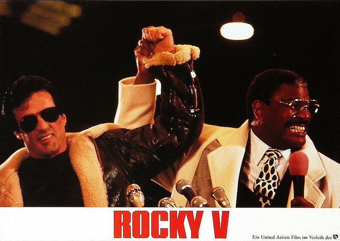 Rocky V - Cartes de lobby - Sylvester Stallone, Richard Gant