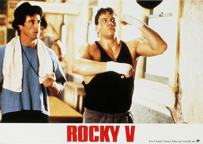 Rocky V - Cartões lobby - Sylvester Stallone, Tommy Morrison