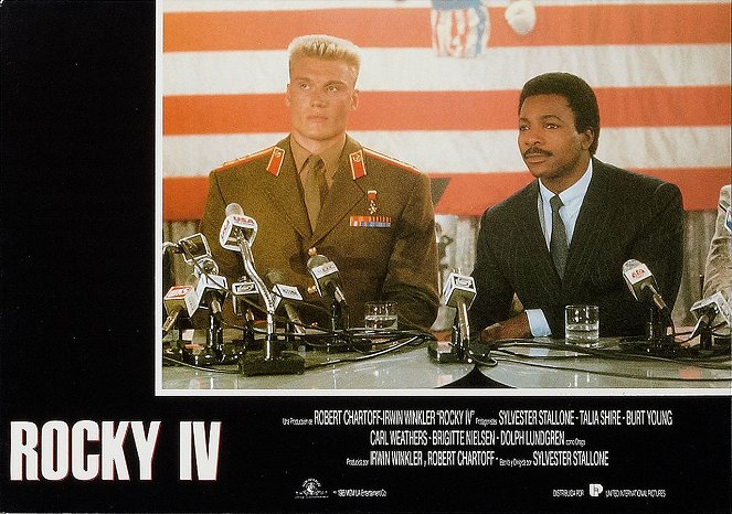 Rocky IV - Der Kampf des Jahrhunderts - Lobbykarten - Dolph Lundgren, Carl Weathers