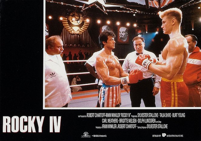 Rocky IV - Cartes de lobby - Sylvester Stallone, Dolph Lundgren