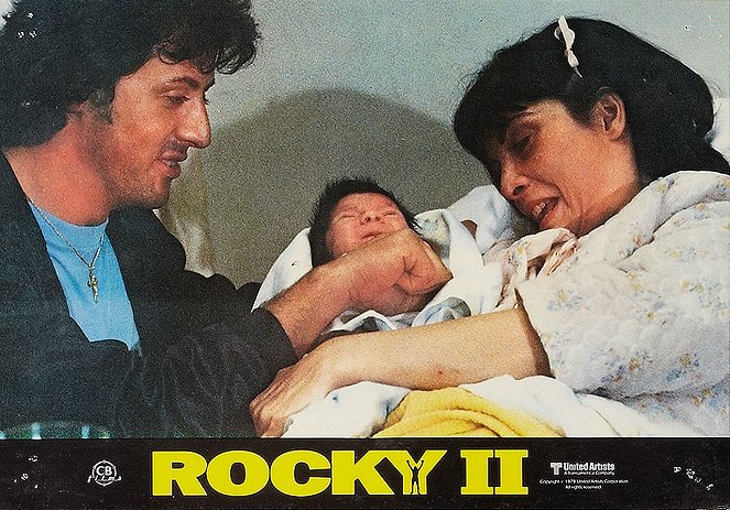 Rocky II - Cartões lobby - Sylvester Stallone, Talia Shire