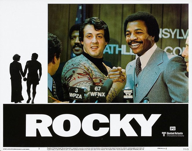 Rocky - Lobbykarten - Sylvester Stallone, Carl Weathers