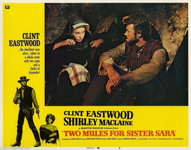 Dva muly pre sestru Sáru - Fotosky - Shirley MacLaine, Clint Eastwood