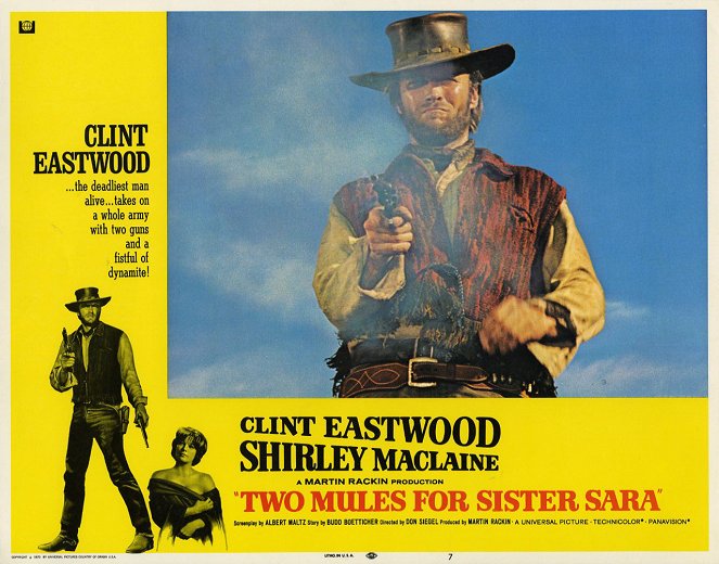 Dos mulas y una mujer - Fotocromos - Clint Eastwood