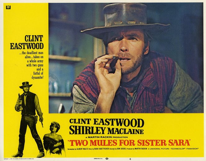 Két öszvér Sarah nővérnek - Vitrinfotók - Clint Eastwood