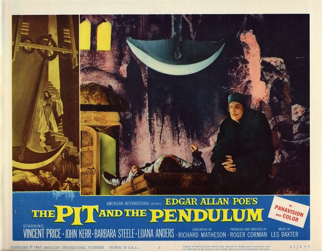 The Pit and the Pendulum - Lobby karty - Vincent Price