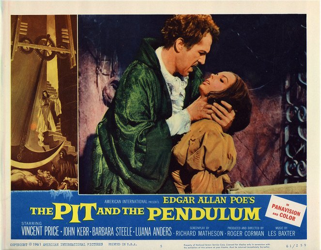 The Pit and the Pendulum - Lobby Cards - Vincent Price, Barbara Steele