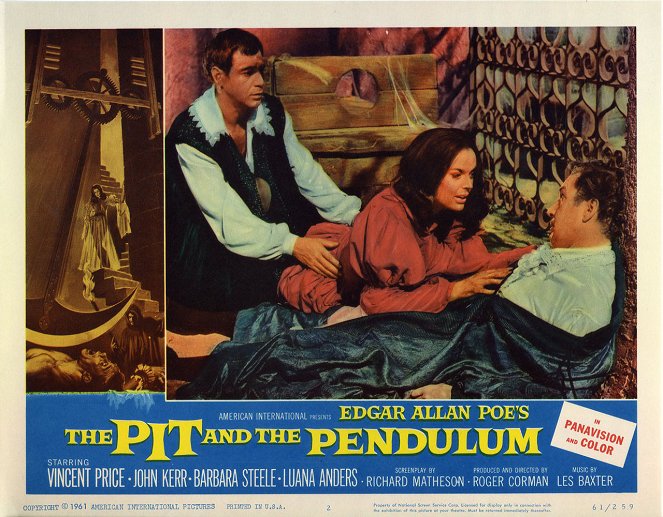 The Pit and the Pendulum - Lobby Cards - Antony Carbone, Barbara Steele, Vincent Price