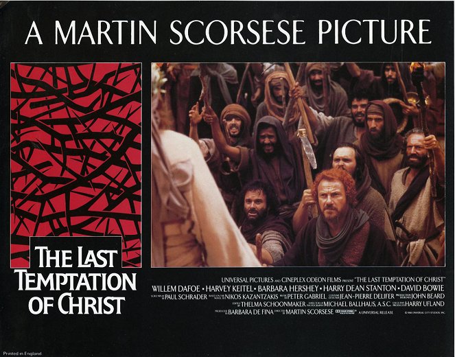 The Last Temptation of Christ - Lobbykaarten - Harvey Keitel
