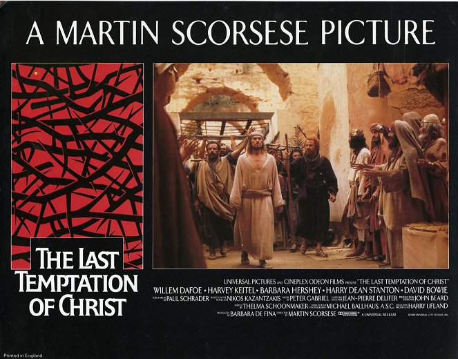 The Last Temptation of Christ - Lobbykaarten - Willem Dafoe, Harvey Keitel