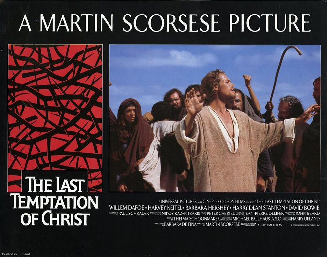 The Last Temptation of Christ - Lobbykaarten - Willem Dafoe