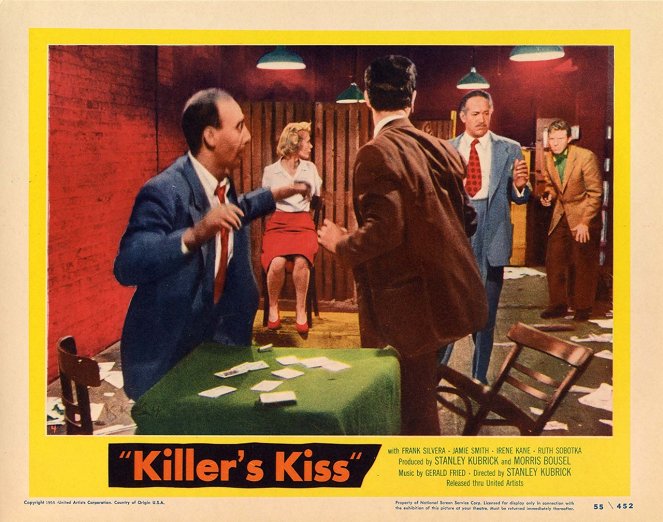 Killer's Kiss - Lobbykaarten - Frank Silvera