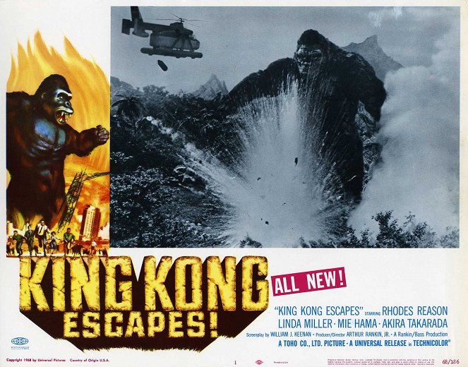 King-Kong s'est échappé - Cartes de lobby