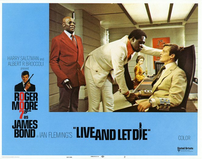 Live and Let Die - Lobby Cards - Julius Harris, Yaphet Kotto, Jane Seymour, Roger Moore