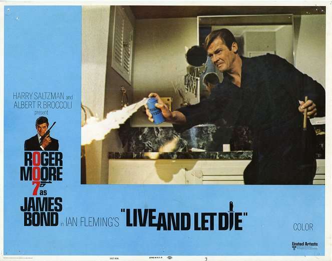 007 - Vive e Deixa Morrer - Cartões lobby - Roger Moore