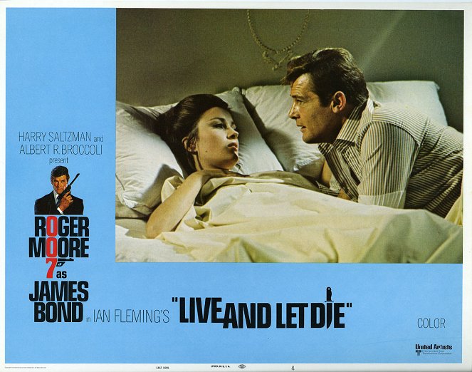 007 - Vive e Deixa Morrer - Cartões lobby - Jane Seymour, Roger Moore