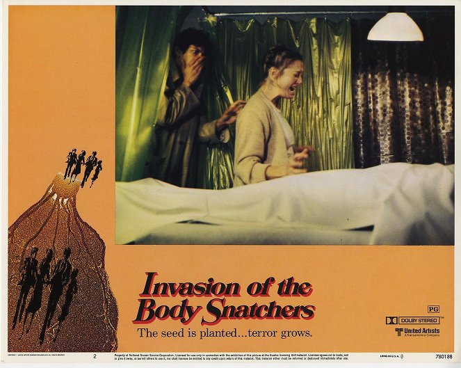Invasion of the Body Snatchers - Lobby karty - Jeff Goldblum, Veronica Cartwright
