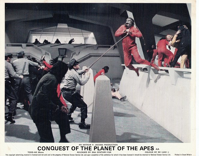 Conquest of the Planet of the Apes - Cartões lobby