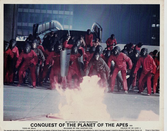 Conquest of the Planet of the Apes - Lobbykaarten