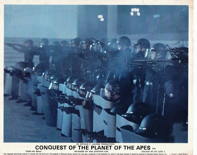 Conquest of the Planet of the Apes - Lobby Cards