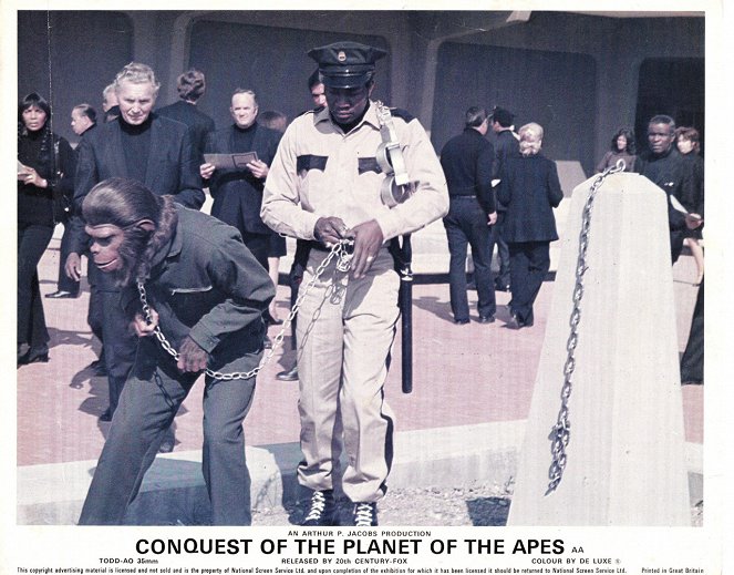 Conquest of the Planet of the Apes - Lobbykaarten - Roddy McDowall