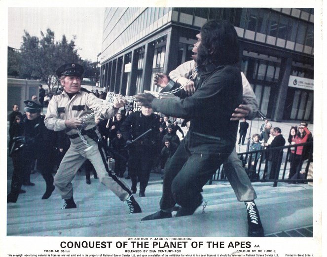 Conquest of the Planet of the Apes - Lobbykaarten - Roddy McDowall