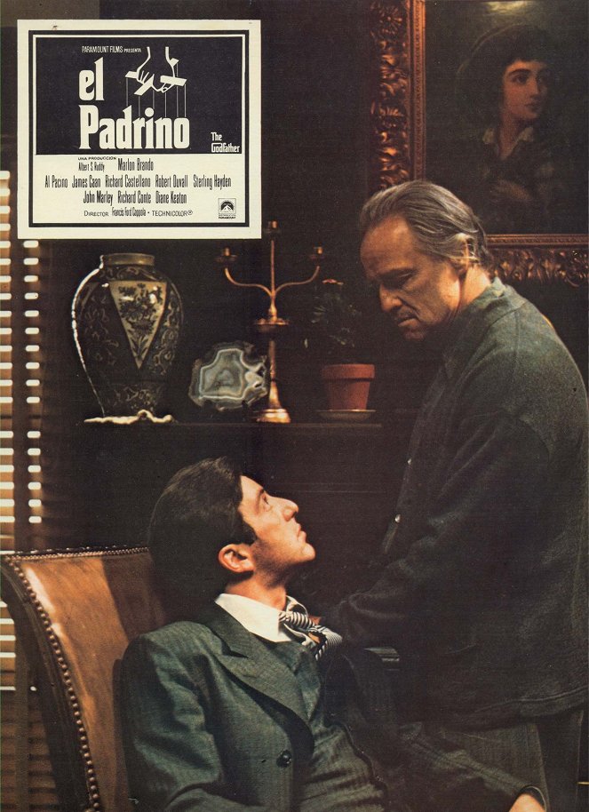 Ojciec chrzestny - Lobby karty - Al Pacino, Marlon Brando
