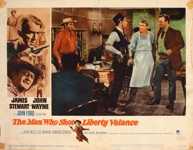 The Man Who Shot Liberty Valance - Lobbykaarten